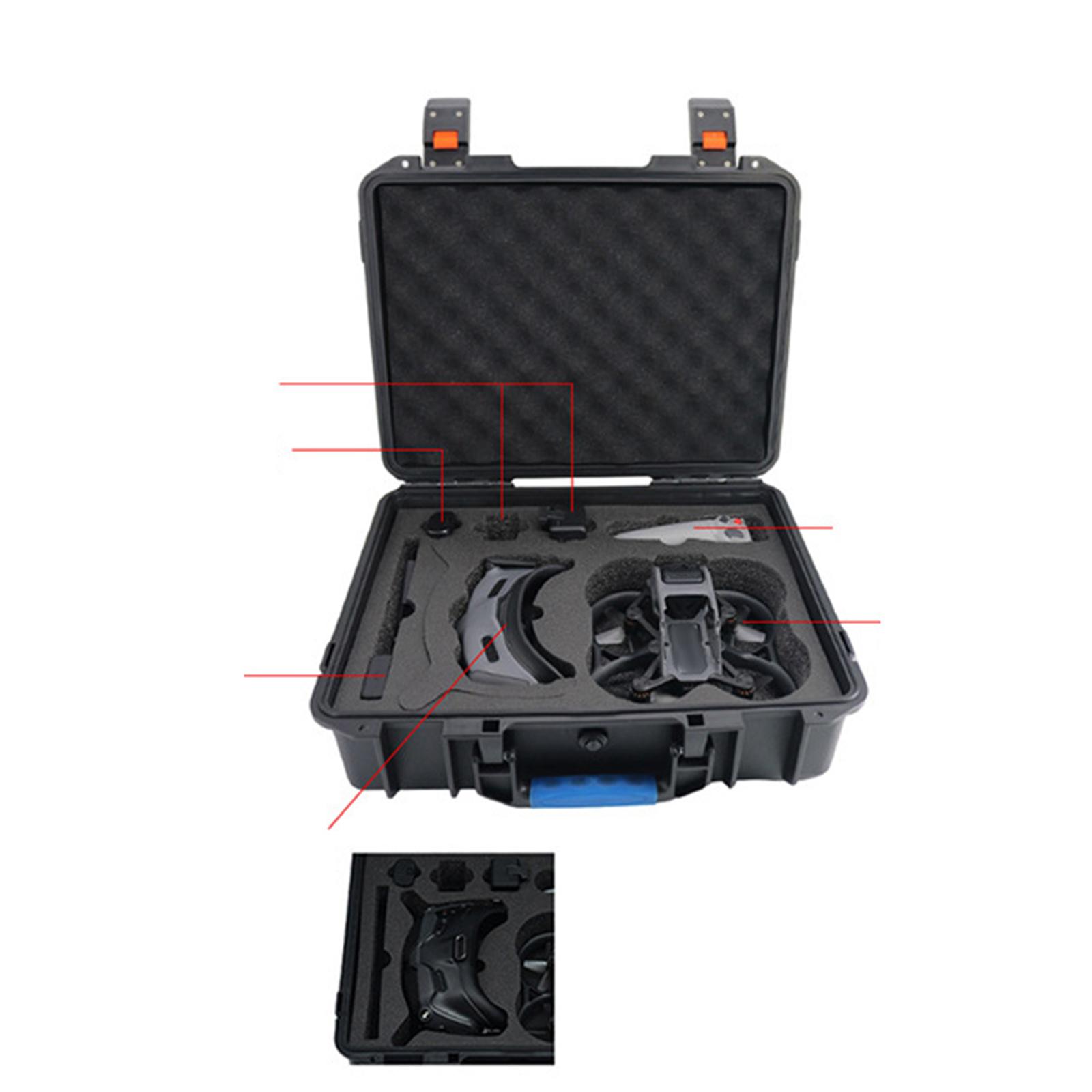 Rc Helicopter Bag - ポータブルドローンバッグ、旅行用保護ケース、ヘリコプターRC航空機ドローンリモコンアクセサリー用屋外輸送ケース