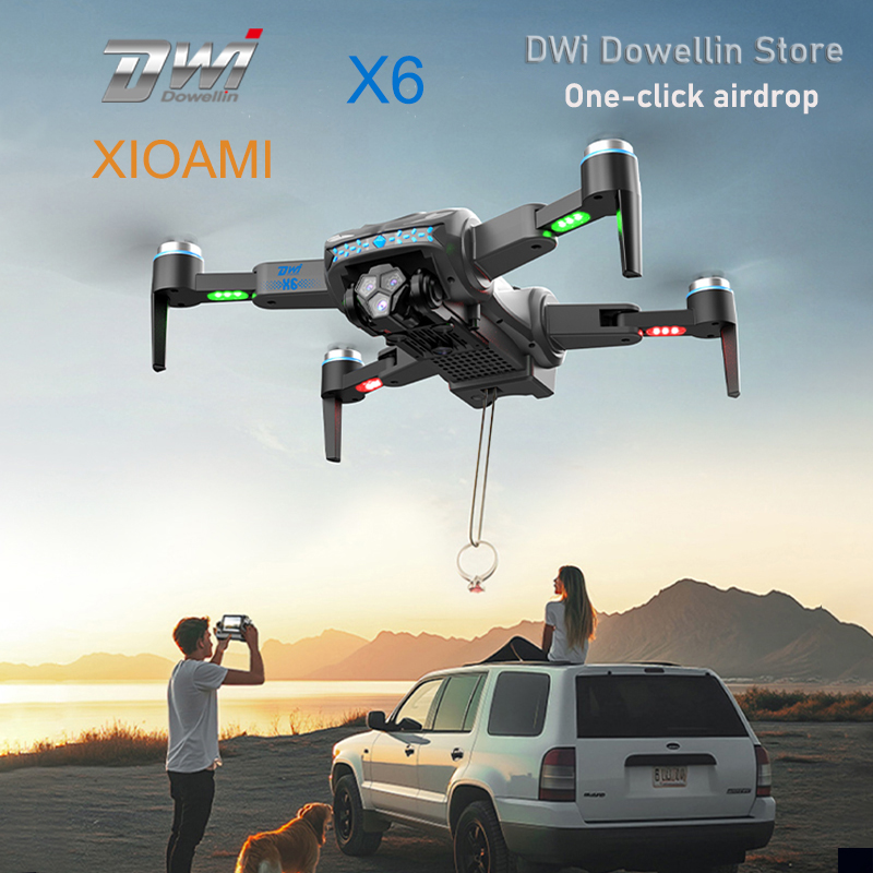 Rc Helicopter Large - DWi NEW X6 固定高高度汎用エアドロップデュアルフォトメーター電動制御障害物回避ドローン大画面RCドローンおもちゃギフト