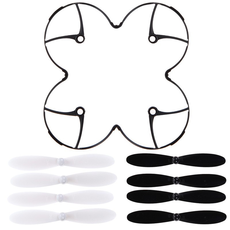 Rc Helicopter Battery - Hubsan X4/X6 プロペラガードリング + 8 個の小道具