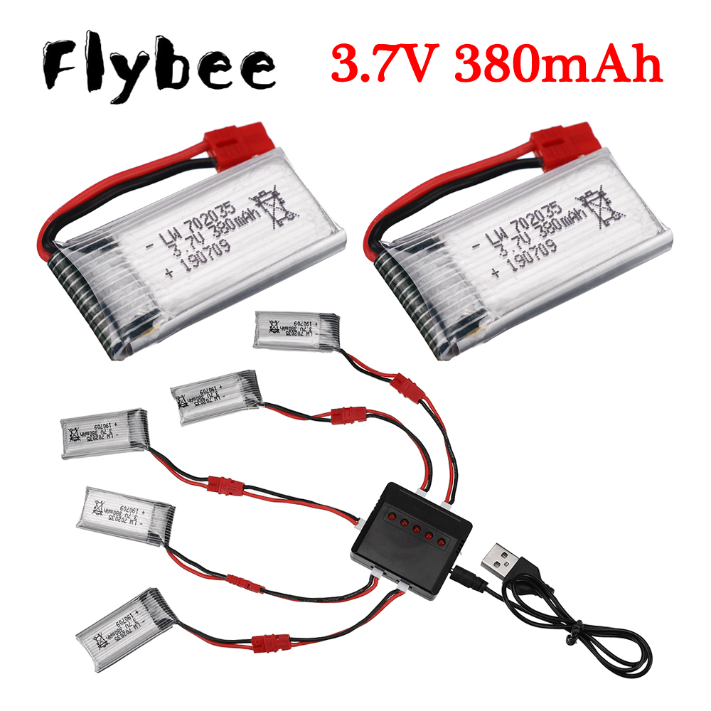 Rc Helicopter Charger - ドローン用充電器付きLiPoバッテリー,ヘリコプターおよび飛行機用バッテリーX5A-1 x 15c x15w rc,3.7v,380mah,702035