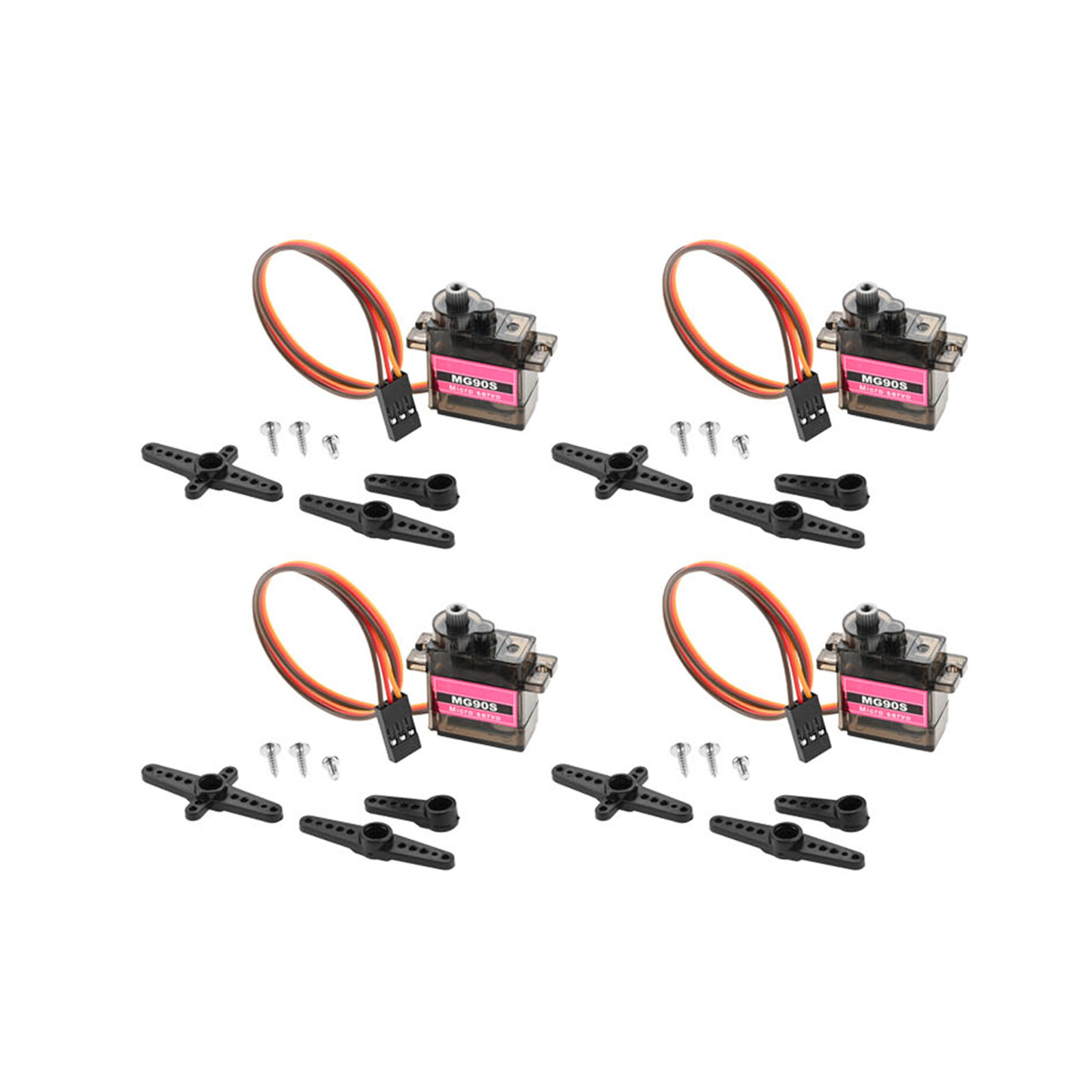 Rc Helicopter Mini - 4個入り マイクロサーボ メタルギア 90 9G RCモーター