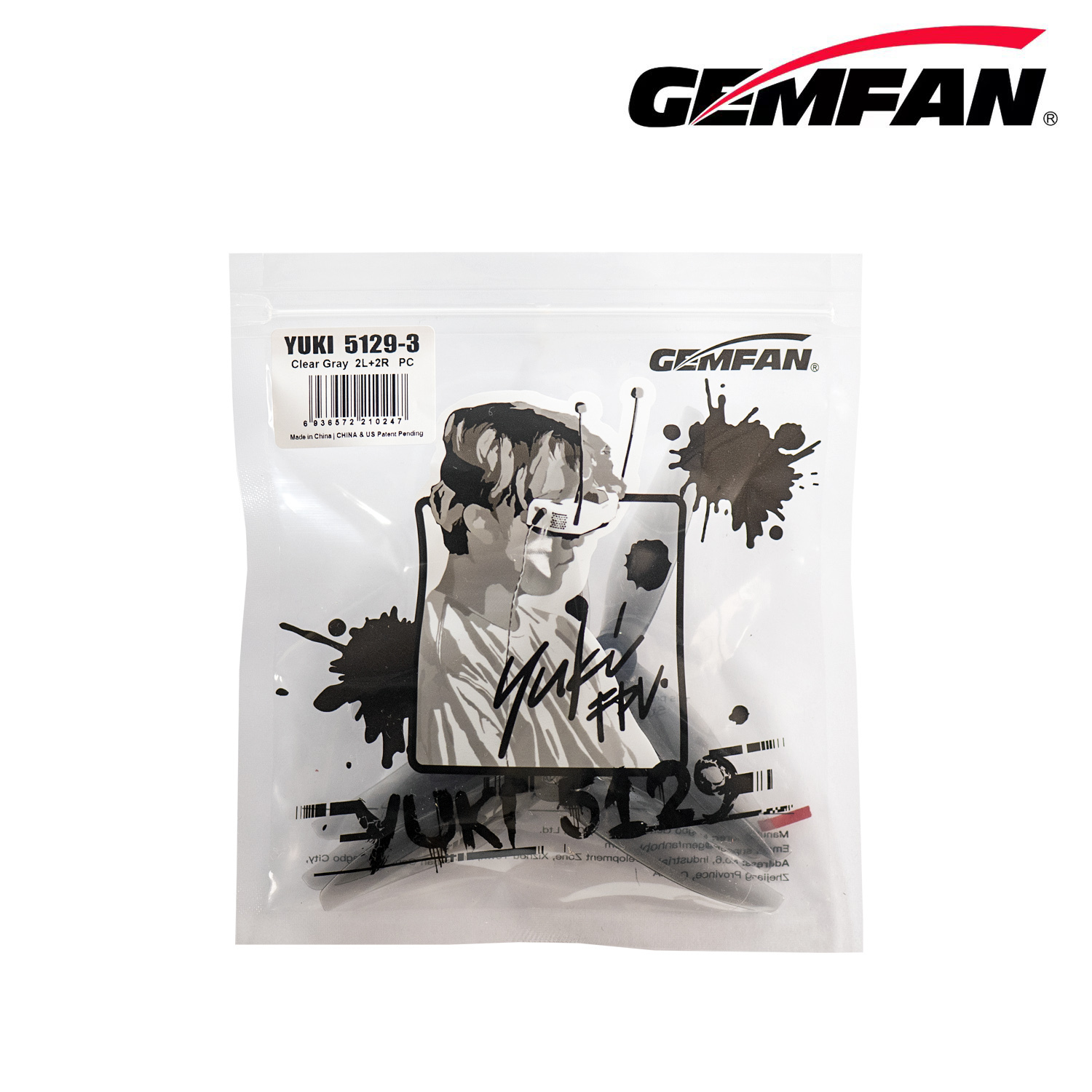 Rc Helicopter Remote Control - Gemfan 5129 5インチ 3枚羽根/トライブレードプロペラ FPVブラシレスモーター用 ユキFPVプロペラ