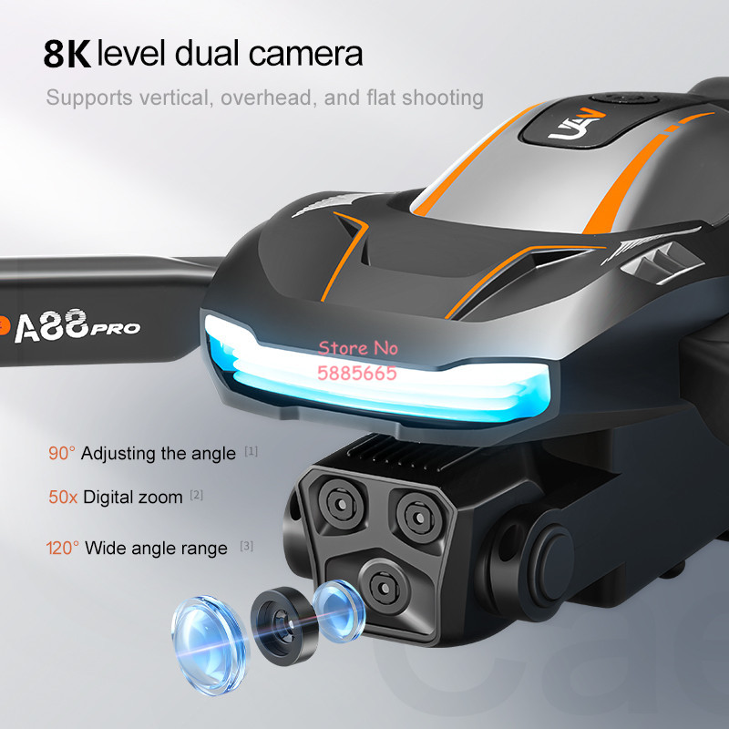 8K航空写真撮影 オプティカルフローポジショニング FPV  - Rc Helicopter Case のレビューと価格