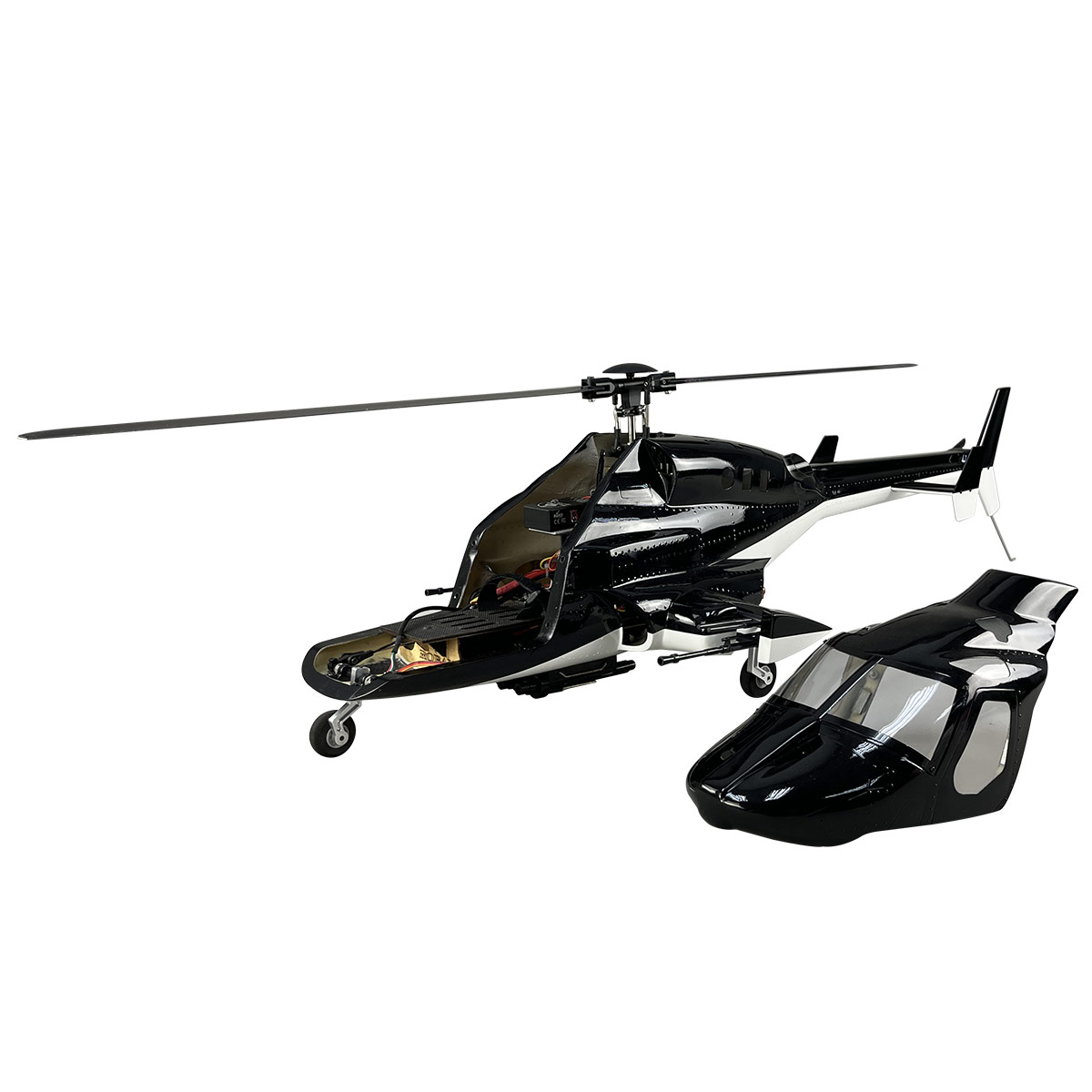 Airwolf rtf rcヘリコプターモデル、スケールヘリ - Rc Helicopter Nitro のレビューと価格