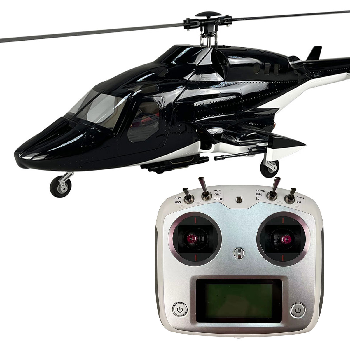 Airwolf rtf rcヘリコプターモデル、スケールヘリ - Rc Helicopter Nitro のレビューと価格