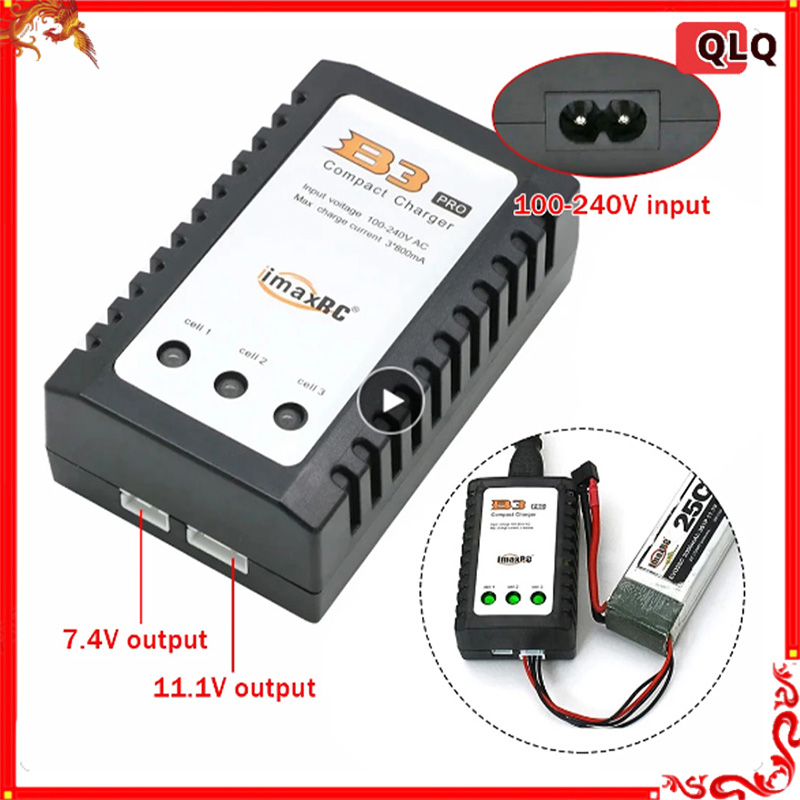 B3 バランスバッテリー充電器 B3pro コンパクト 2S - Rc Helicopter Charger のレビューと価格