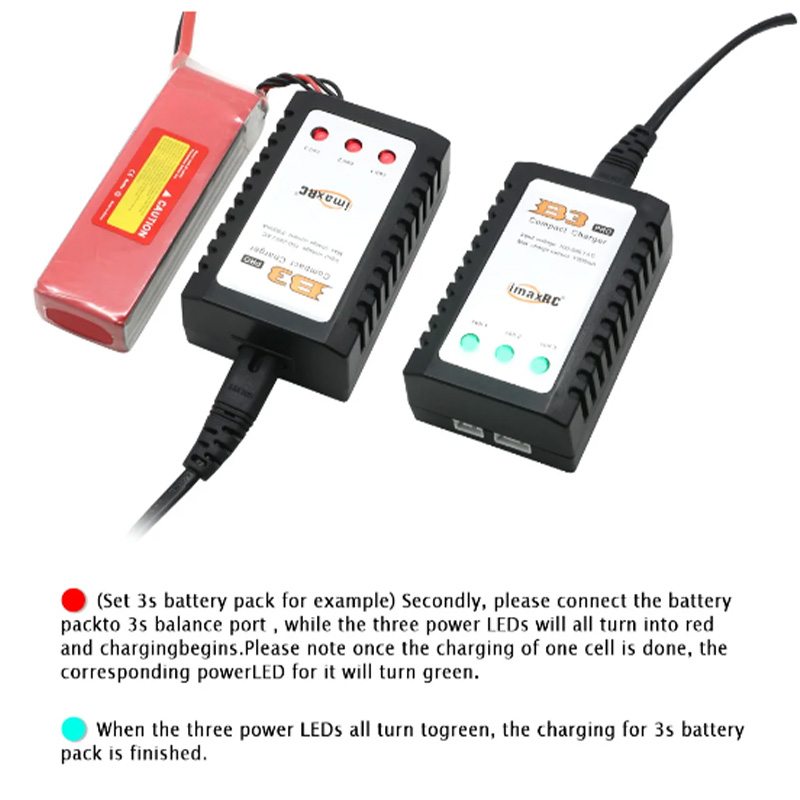 B3 バランスバッテリー充電器 B3pro コンパクト 2S - Rc Helicopter Charger のレビューと価格