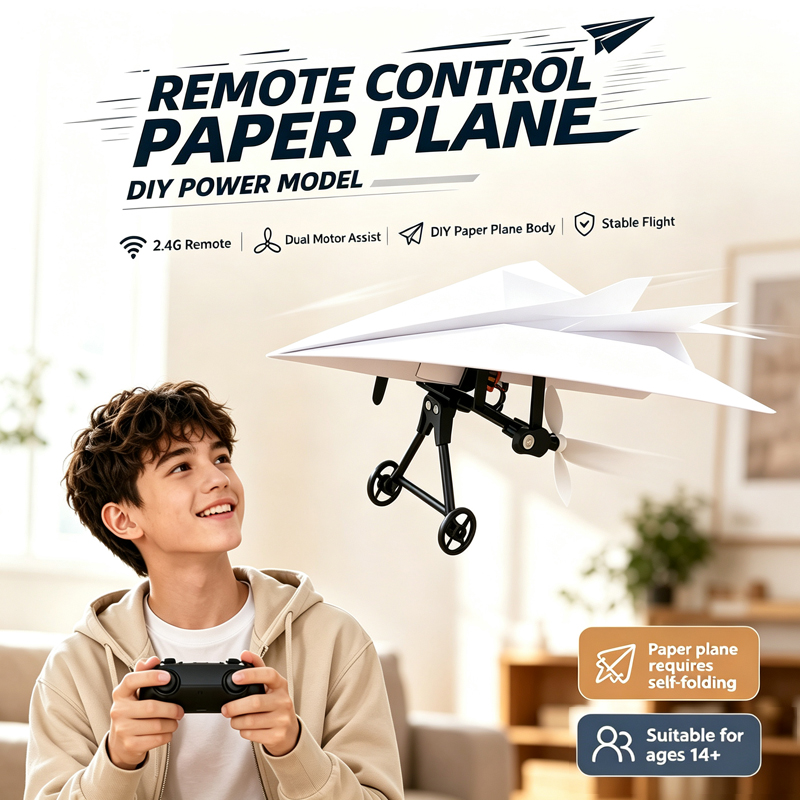 RCペーパーエアプレーンDIY飛行機キット ラジコンヘリコプ - Rc Helicopter Remote Control のレビューと価格