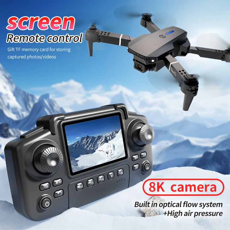 プロフェッショナル E88 プロドローン スクリーン付き 8 - Rc Helicopter Case のレビューと価格
