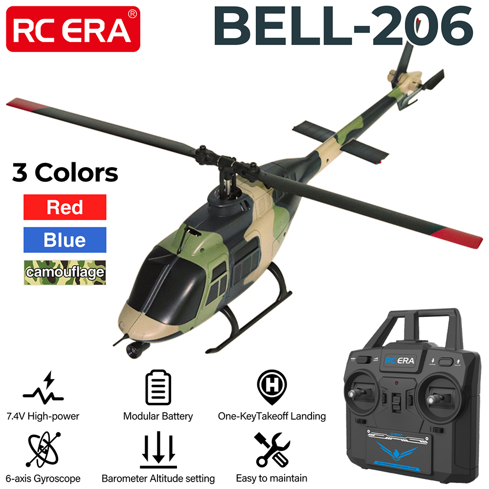 RC ERA RCヘリコプター 1:33 ベル206 航空機 - Rc Helicopter Gyro のレビューと価格