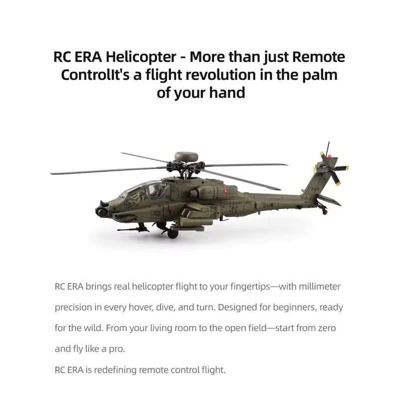 新入荷 RC時代 AH-64D アパッチ ヘリコプター C1 - Rc Helicopter Single Rotor のレビューと価格
