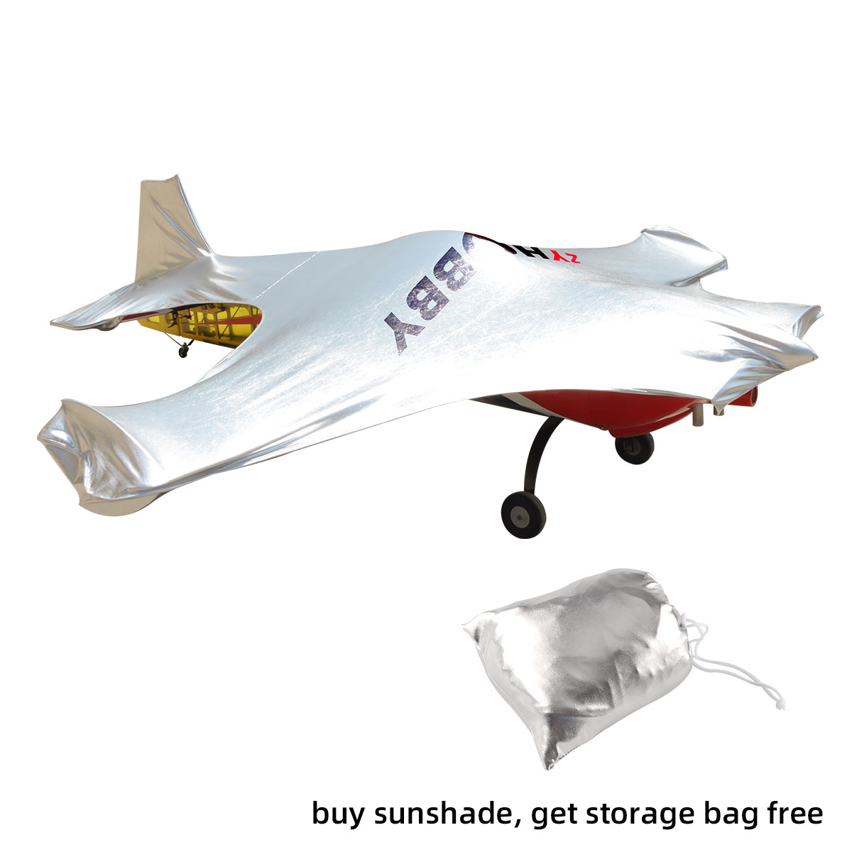 Zybホビー-rc飛行機モデル用サンカバーサンシェード、91 - Rc Helicopter Bag のレビューと価格