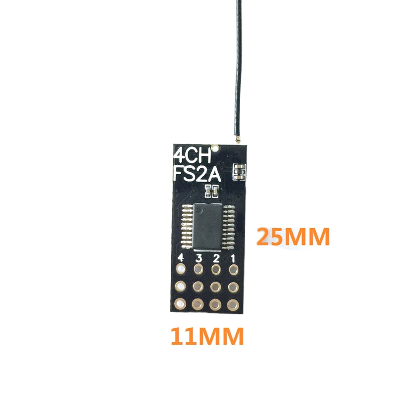 Flysky FS2A ミニレシーバー 4CH AFHDS  - Rc Helicopter Battery のレビューと価格