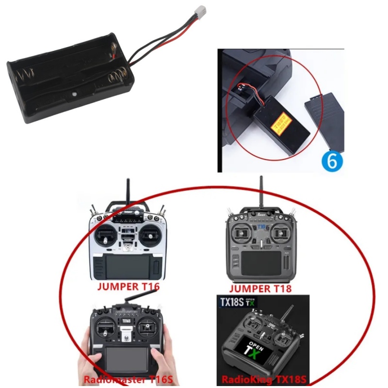 RadioMaster TX16S 2S 18650 バッテ - Rc Helicopter Case のレビューと価格