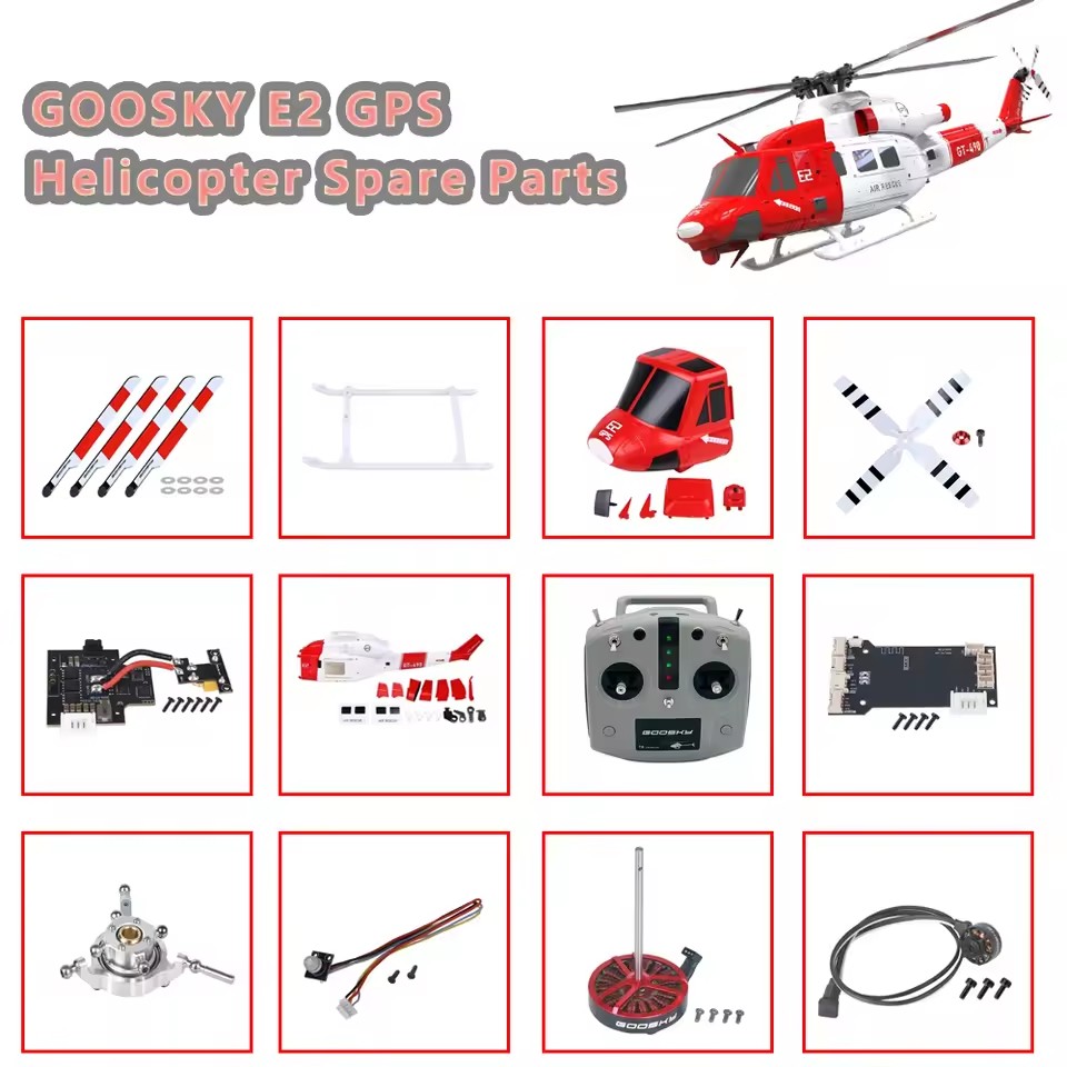 GOOSKY E2 GPS UH-1Y ヘリコプター スペア - Rc Helicopter Bag のレビューと価格