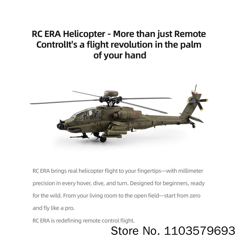 RC時代 RCヘリコプター AH-64D アパッチ C170 - Rc Helicopter Single Rotor のレビューと価格