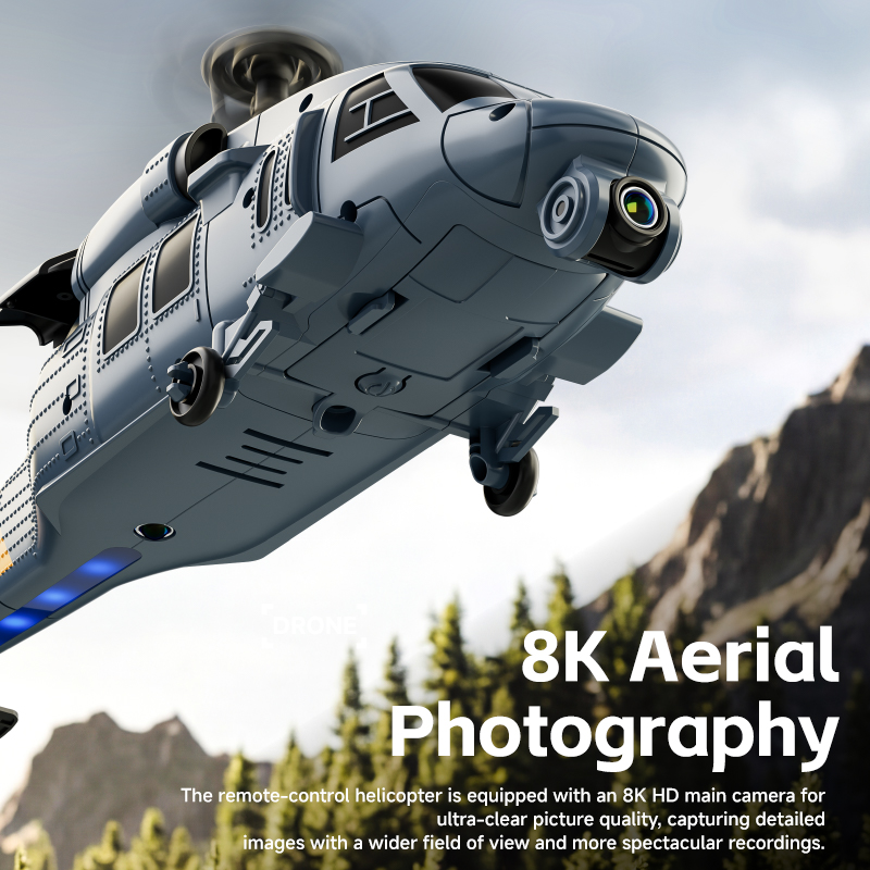 8Kフライバーレス光学フローホバーLCDスクリーンWIFI  - Rc Helicopter Gyro のレビューと価格