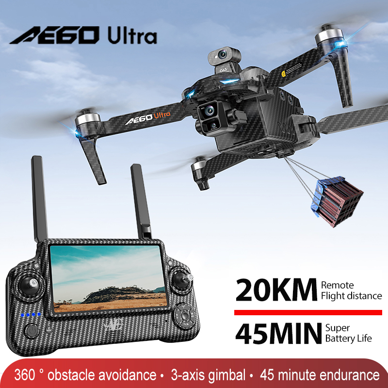 AE60 GPSドローン プロフェッショナル 8Kカメラ 3 - Rc Helicopter Charger のレビューと価格