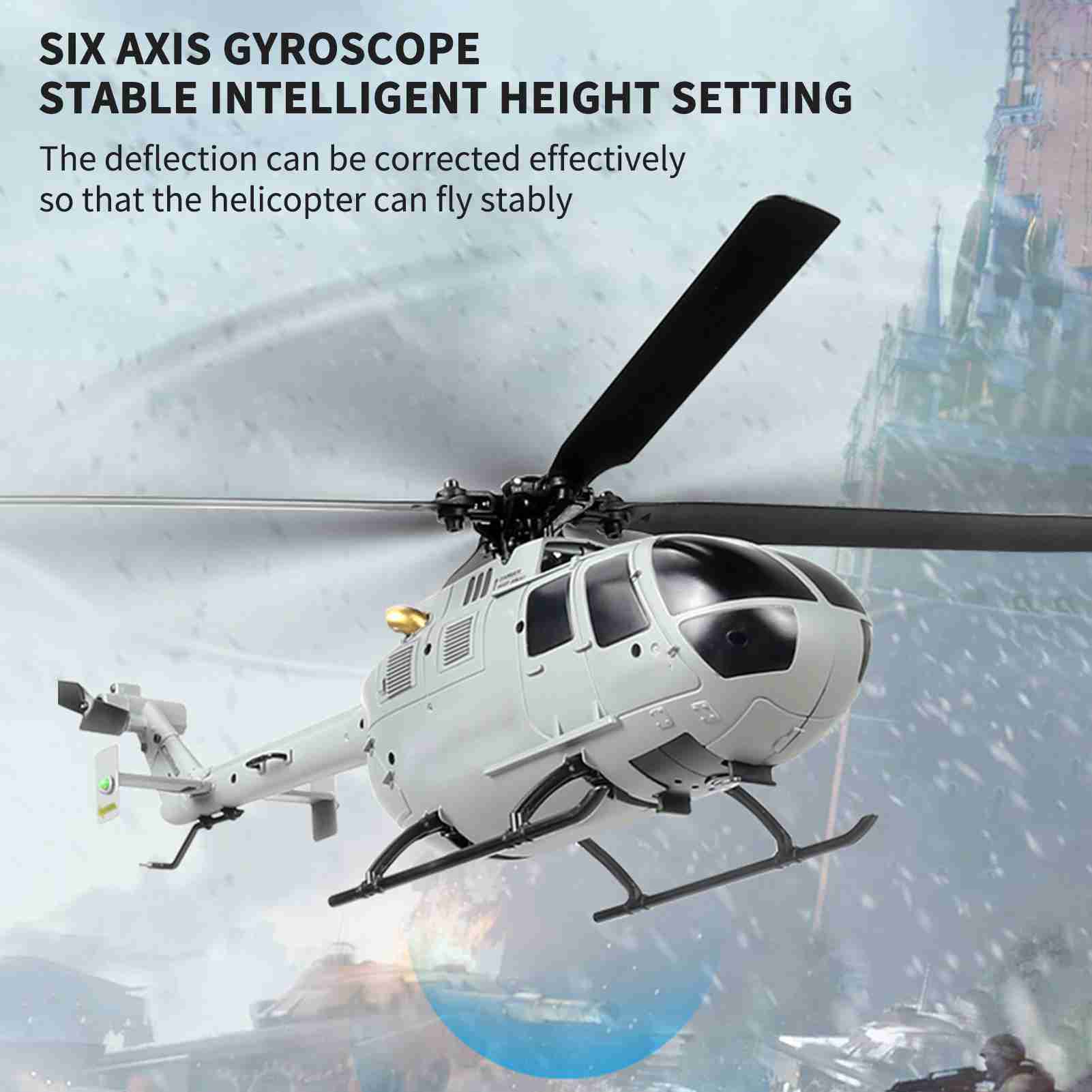 新しいRCヘリコプターRC飛行機シングルプロペラエアラーンな - Rc Helicopter Gyro のレビューと価格