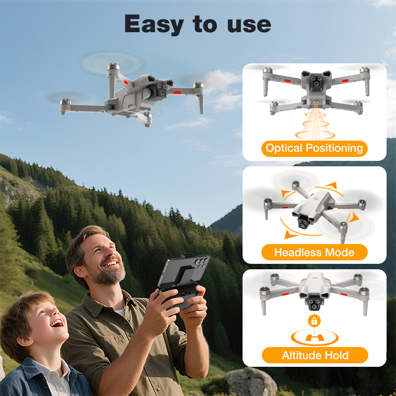新型ホットL017プロドローン ブラシレス 3Dロール 36 - Rc Helicopter Case のレビューと価格