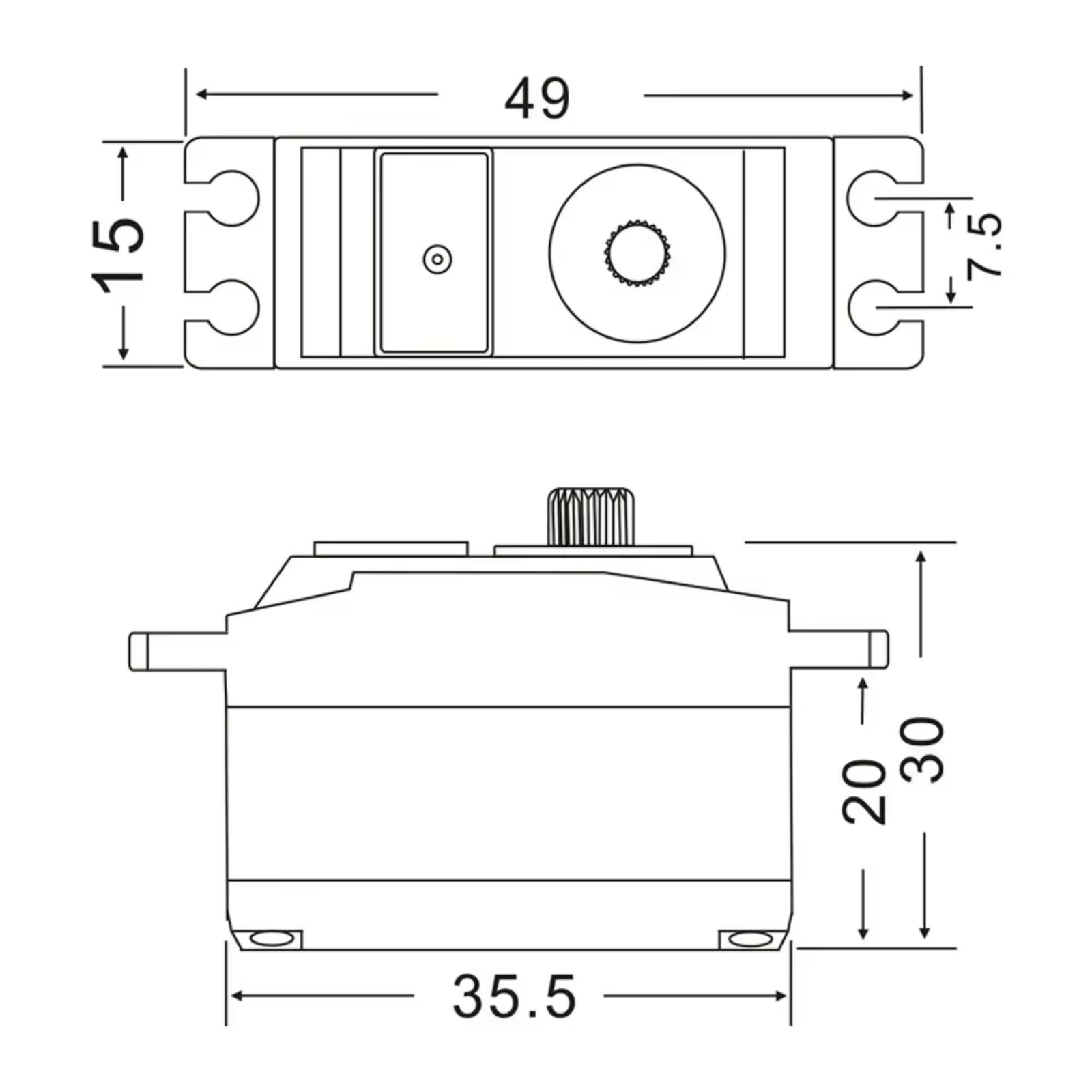 JX PDI-HV2545MG デジタル RC サーボ 4. - Rc Helicopter Servo のレビューと価格