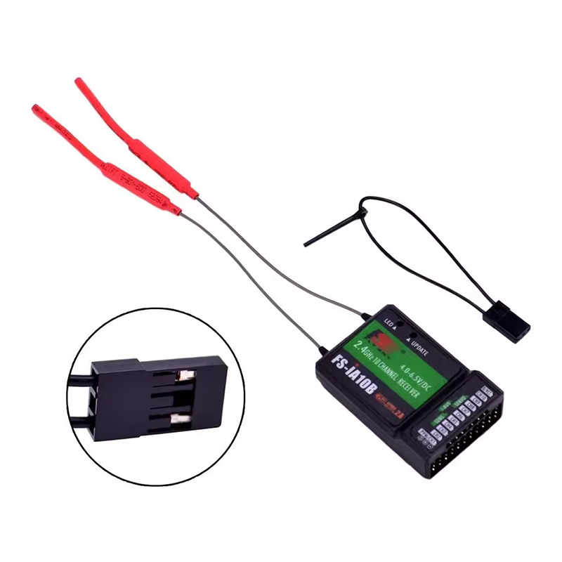 Flysky FS-iA10B 2.4G 10チャンネル受信 - Rc Helicopter Battery のレビューと価格